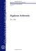 Algebraic Arithmetic