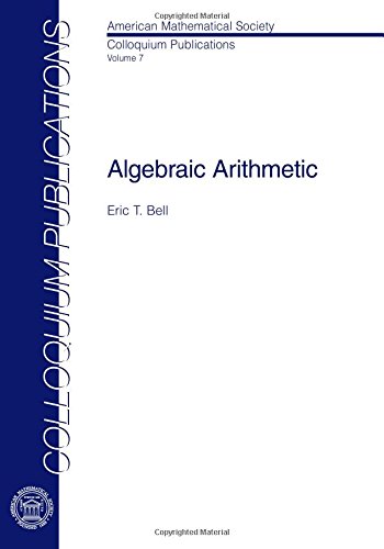 Algebraic Arithmetic