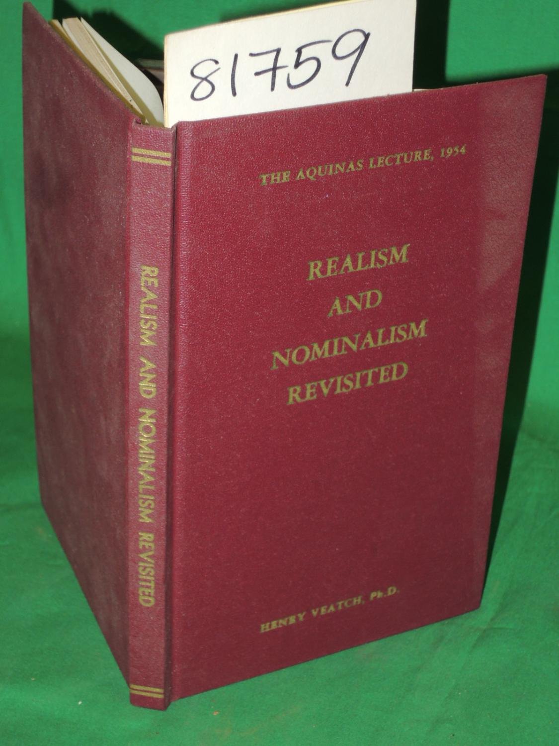Realism and Nominalism Revisited (Aquinas Lectures 19) (The Aquinas Lecture in Philosophy
