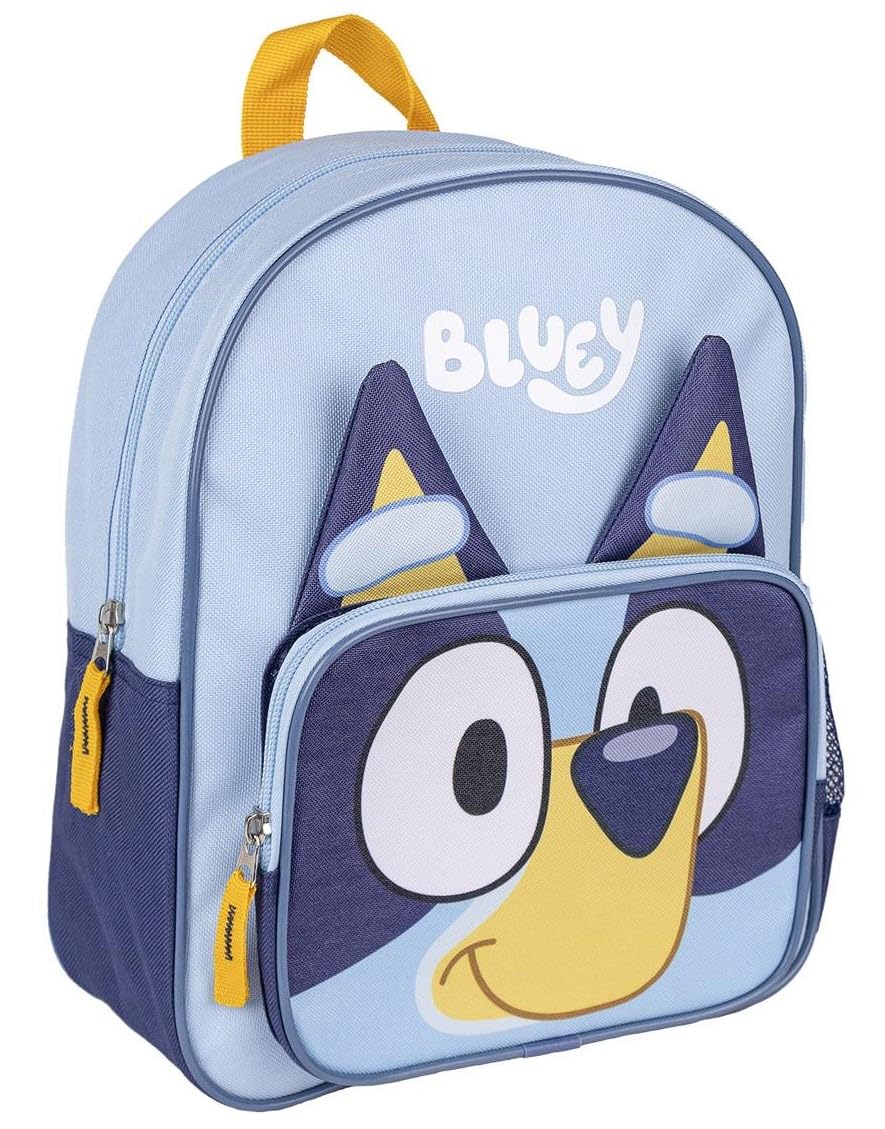 CERDÁ LIFE'S LITTLE MOMENTS Unisex Kid's Bluey Children's School Backpack, Blue, Estándar