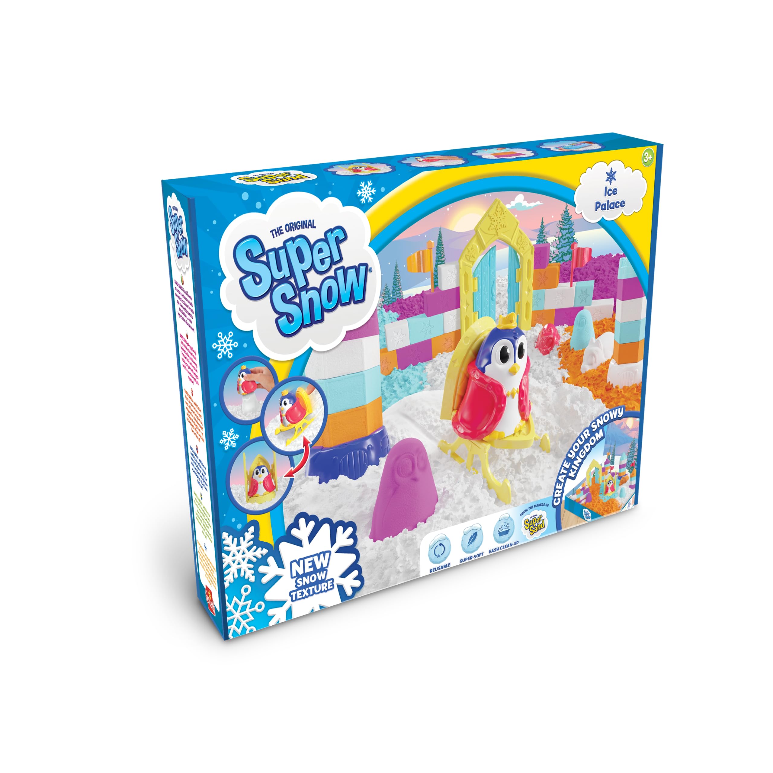 Goliath Super Snow: Ice Palace, Magic Sand from 3 Years, New Texture, Soft to The Touch, Does Not Dry Out by The Makers of Super Sand