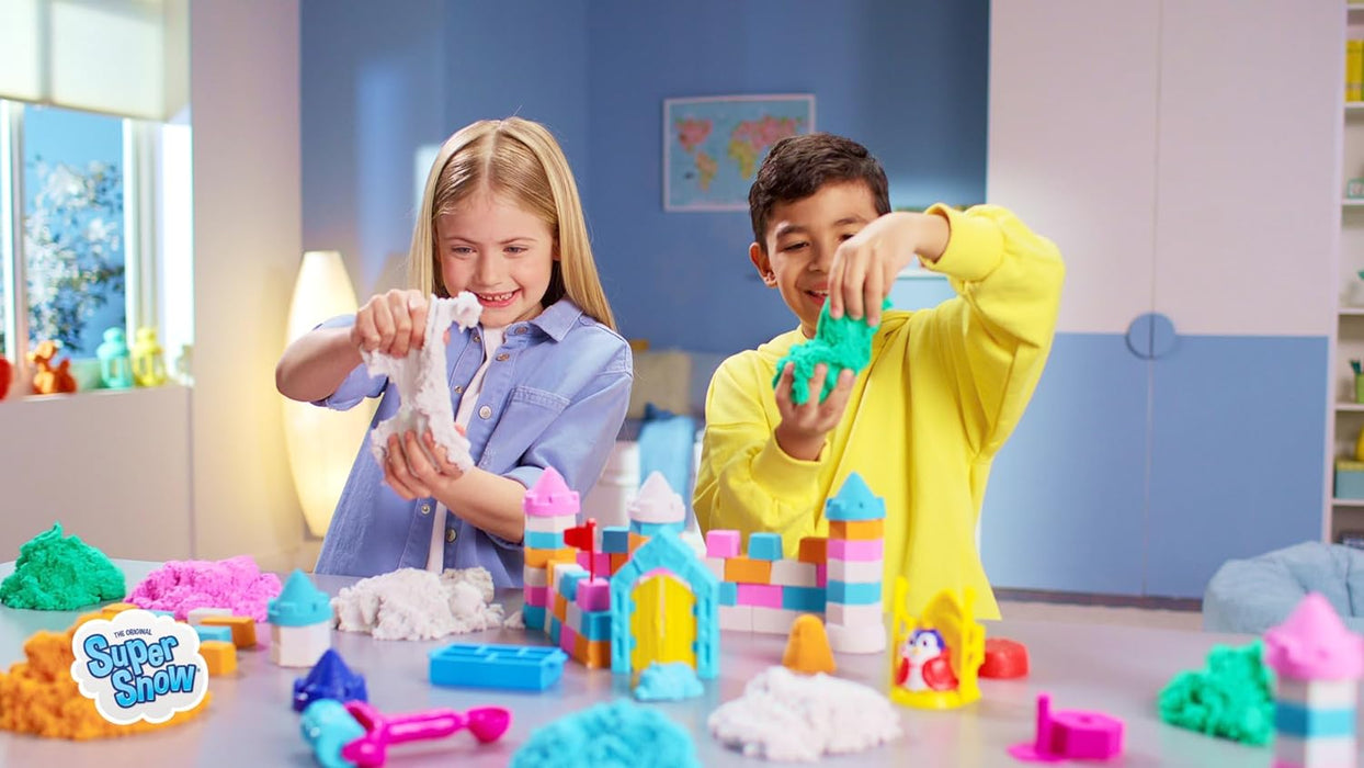 Goliath Super Snow: Ice Palace, Magic Sand from 3 Years, New Texture, Soft to The Touch, Does Not Dry Out by The Makers of Super Sand