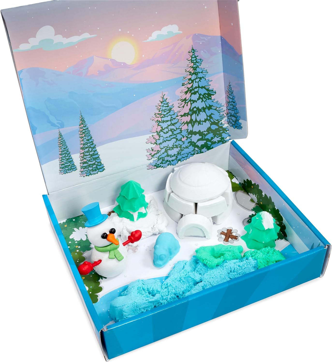 Goliath Toys 929035.006 Snowman City Play Sand, Multicoloured