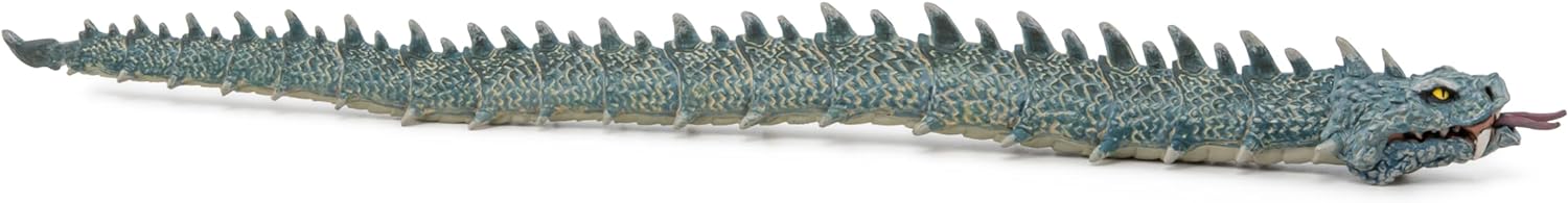 Papo - Gray Dragon -Fantasy Figurine - 3 years old - Hand painted Figurine - Realistic statuette - Educational toy - Hand painted - Collection - Decoration - Children's gift