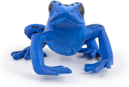 Papo- Grenouille équatoriale Bleue Animaux Figura, Dibujos Animados, Color Azul, Talla única (50175