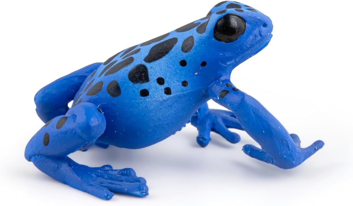 Papo- Grenouille équatoriale Bleue Animaux Figura, Dibujos Animados, Color Azul, Talla única (50175