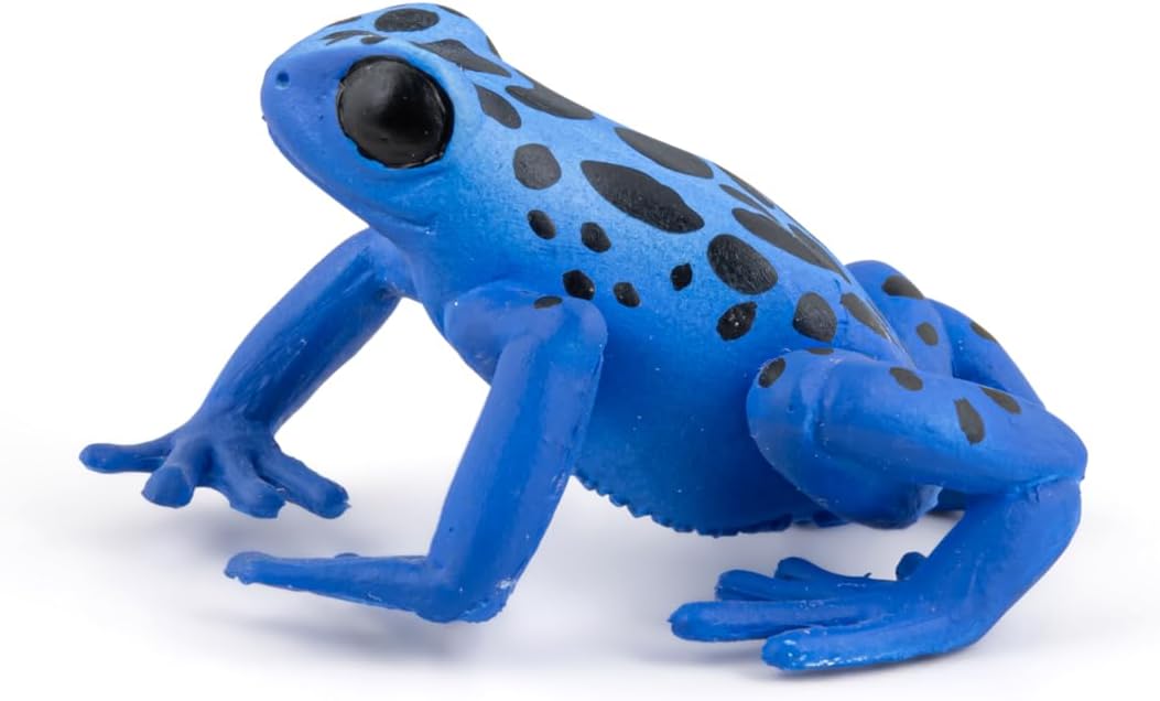 Papo- Grenouille équatoriale Bleue Animaux Figura, Dibujos Animados, Color Azul, Talla única (50175