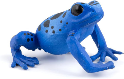 Papo- Grenouille équatoriale Bleue Animaux Figura, Dibujos Animados, Color Azul, Talla única (50175