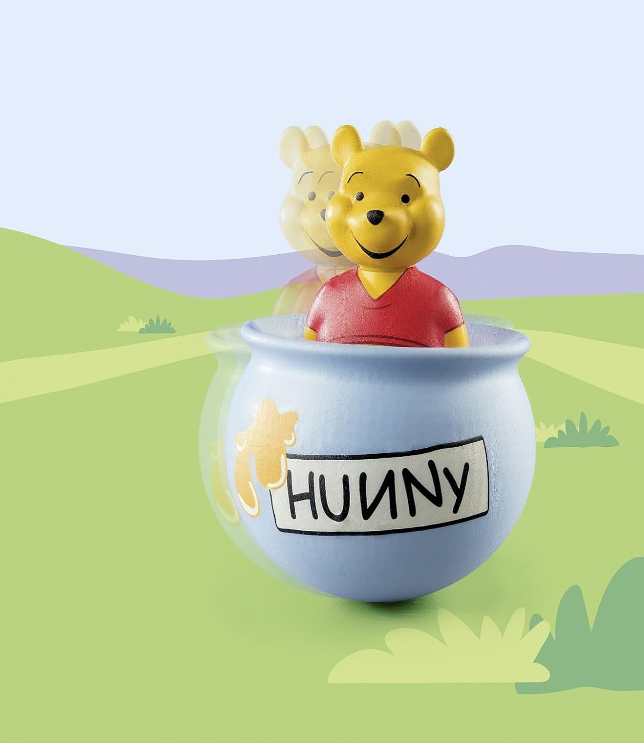 Playmobil 71318 1.2.3 & Disney: Winnie's Counter Balance Honey Pot, Winnie-the-Pooh, Educational Toys for Toddlers, Gifting Toy and Fun Imaginative Role-Play, PlaySets for Children Ages 12 months+