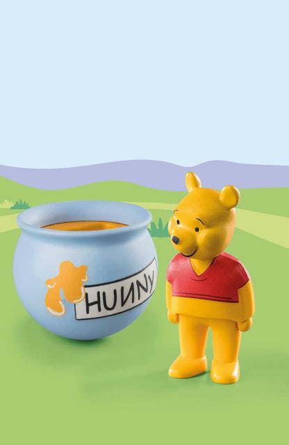 Playmobil 71318 1.2.3 & Disney: Winnie's Counter Balance Honey Pot, Winnie-the-Pooh, Educational Toys for Toddlers, Gifting Toy and Fun Imaginative Role-Play, PlaySets for Children Ages 12 months+