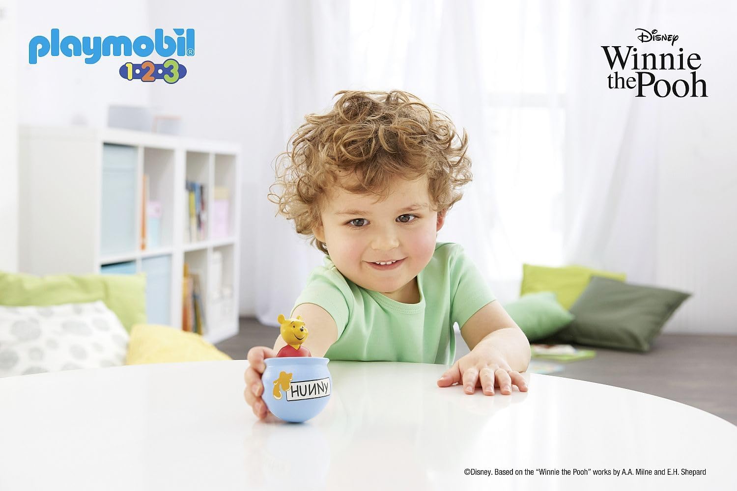 Playmobil 71318 1.2.3 & Disney: Winnie's Counter Balance Honey Pot, Winnie-the-Pooh, Educational Toys for Toddlers, Gifting Toy and Fun Imaginative Role-Play, PlaySets for Children Ages 12 months+