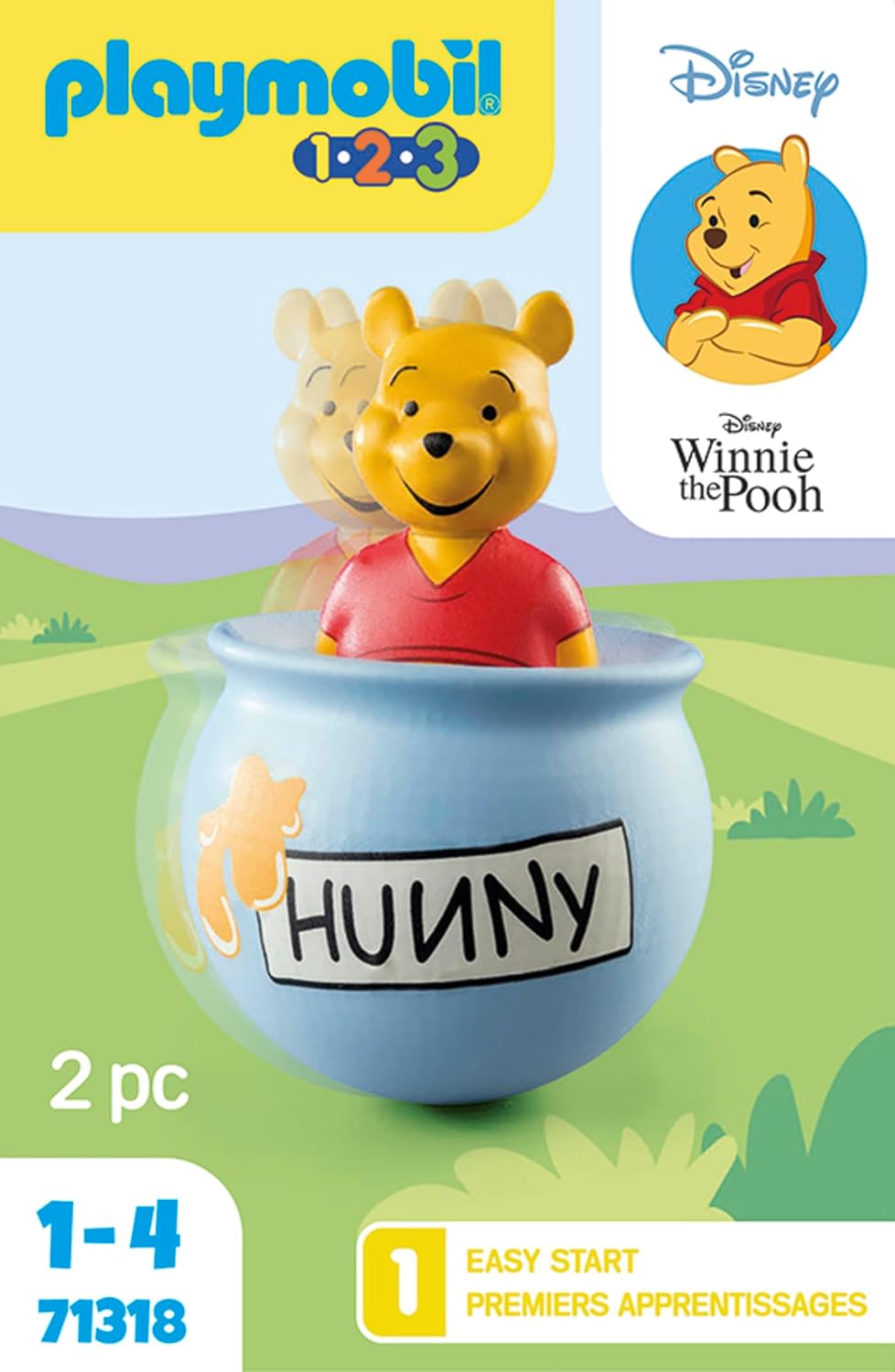 Playmobil 71318 1.2.3 & Disney: Winnie's Counter Balance Honey Pot, Winnie-the-Pooh, Educational Toys for Toddlers, Gifting Toy and Fun Imaginative Role-Play, PlaySets for Children Ages 12 months+