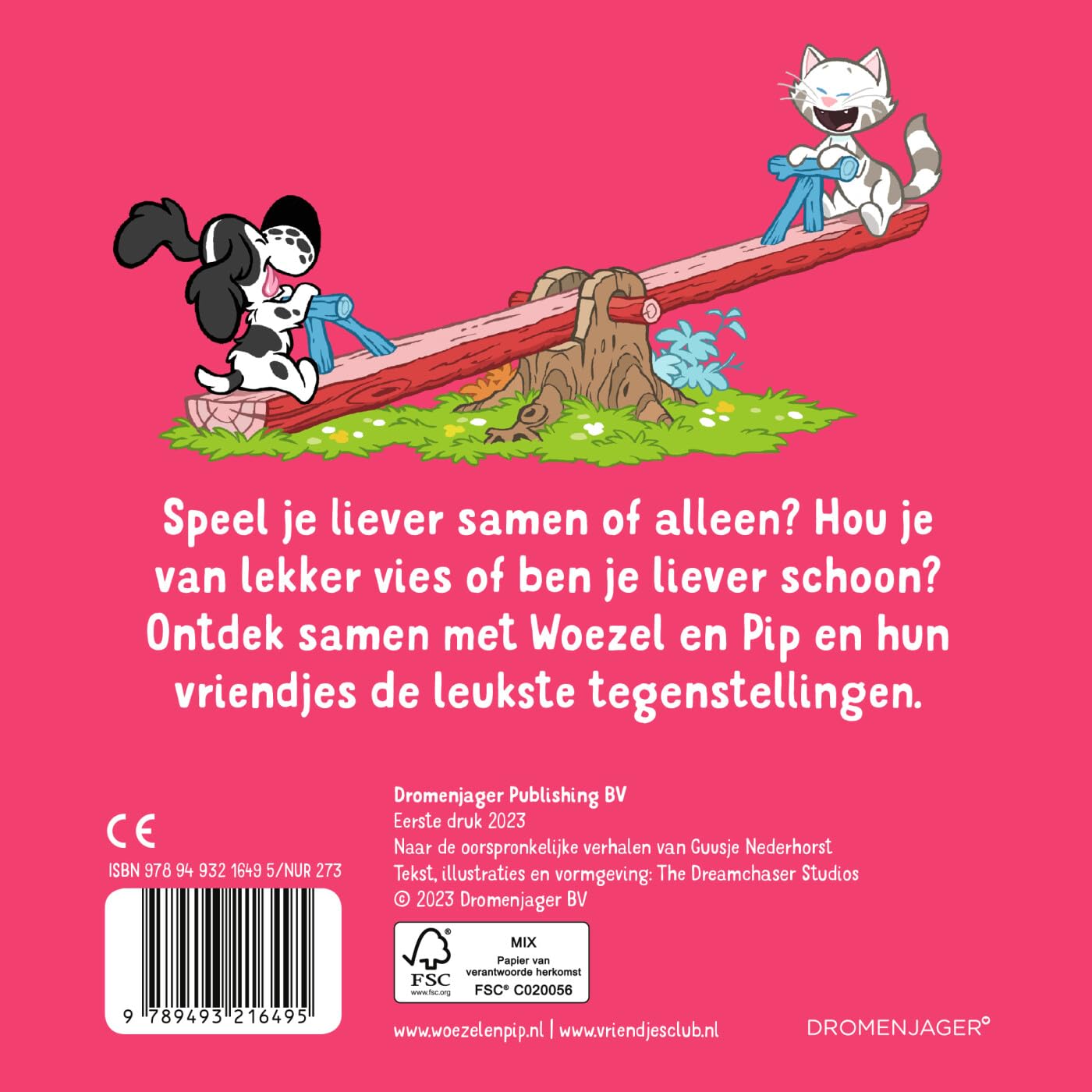 Groot en klein: tegenstellingen (Woezel en Pip)