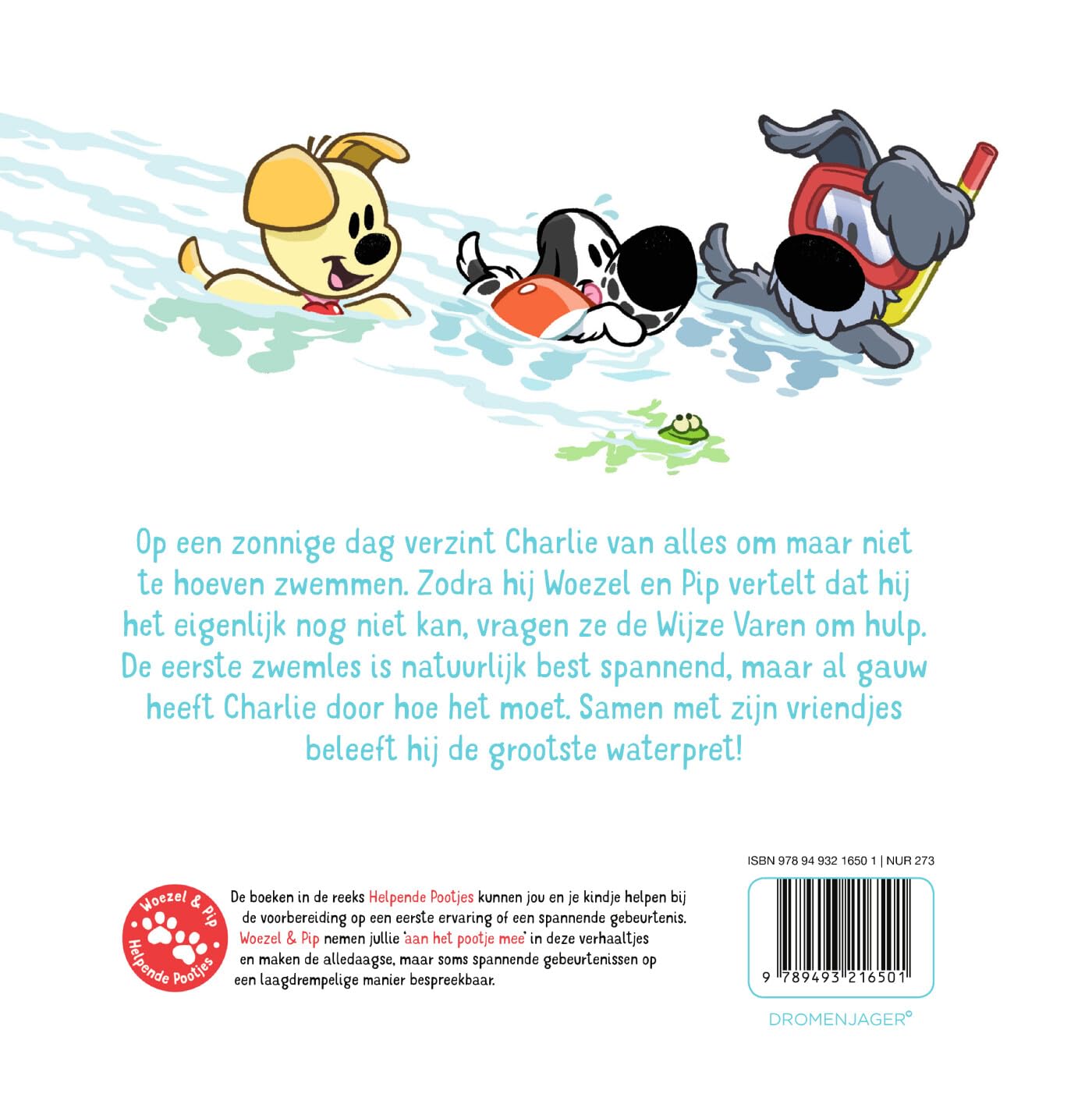 Dromenjager Publishing - Woezel & Pip - Leren Zwemmen
