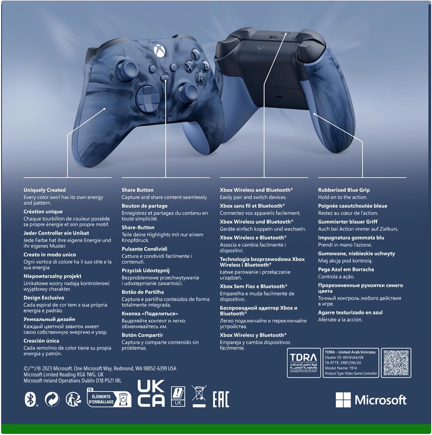 Xbox Wireless Controller – Stormcloud Vapor Special Edition Series X|S, One, and Windows Devices