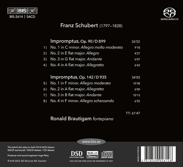 Franz Schubert: Impromptus