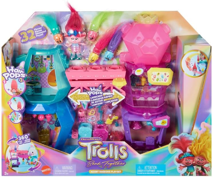 MATTEL FRANCE Club de Cristal Trolls Set