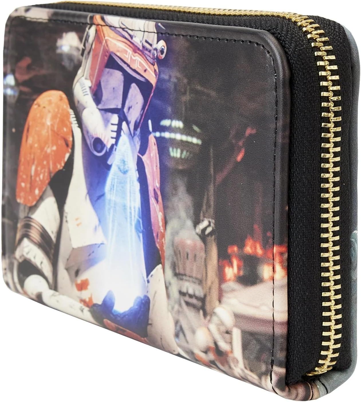 Loungefly Star Wars Episode Three Revenge of the Sith Scene Geldbörse mit Reißverschluss