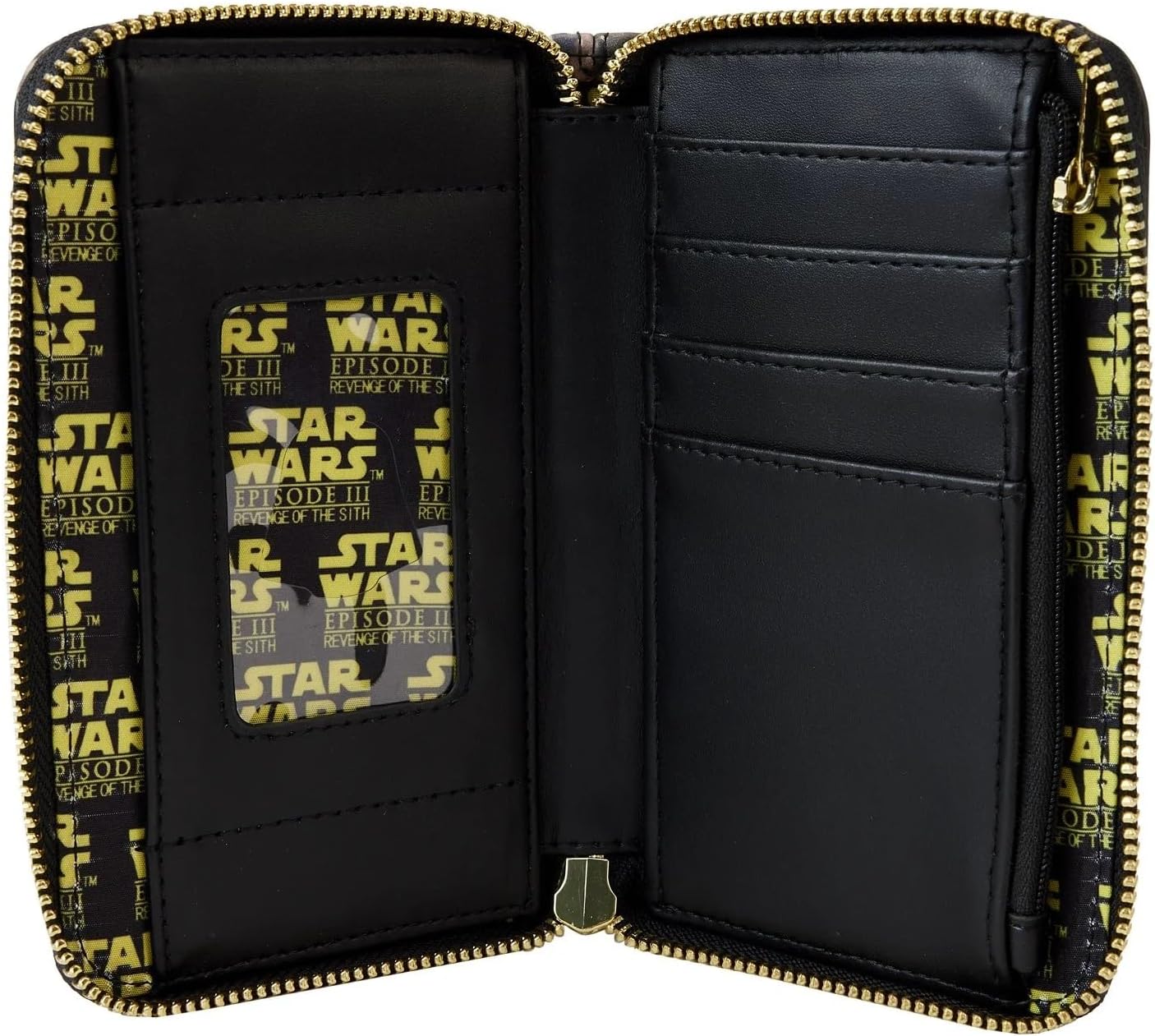 Loungefly Star Wars Episode Three Revenge of the Sith Scene Geldbörse mit Reißverschluss