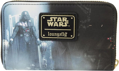 Loungefly Star Wars Episode Three Revenge of the Sith Scene Geldbörse mit Reißverschluss