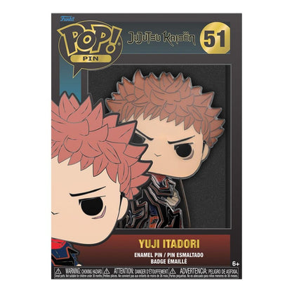 Loungefly POP! Large Enamel Pin ANIME: Jujutsu Kaisen - Yuji Itadori Chase GROUP SKU Emaille-Nadeln - Niedliche Brosche Zum Sammeln - Für Rucksäcke & Taschen - Geschenkidee - Anime Fans