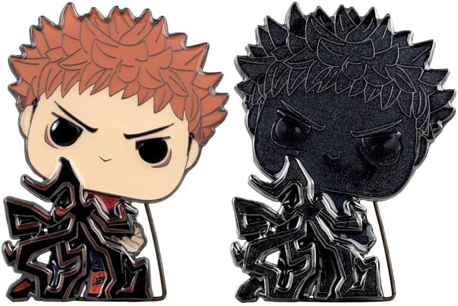 Loungefly POP! Large Enamel Pin ANIME: Jujutsu Kaisen - Yuji Itadori Chase GROUP SKU Emaille-Nadeln - Niedliche Brosche Zum Sammeln - Für Rucksäcke & Taschen - Geschenkidee - Anime Fans