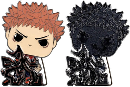 Loungefly POP! Large Enamel Pin ANIME: Jujutsu Kaisen - Yuji Itadori Chase GROUP SKU Emaille-Nadeln - Niedliche Brosche Zum Sammeln - Für Rucksäcke & Taschen - Geschenkidee - Anime Fans