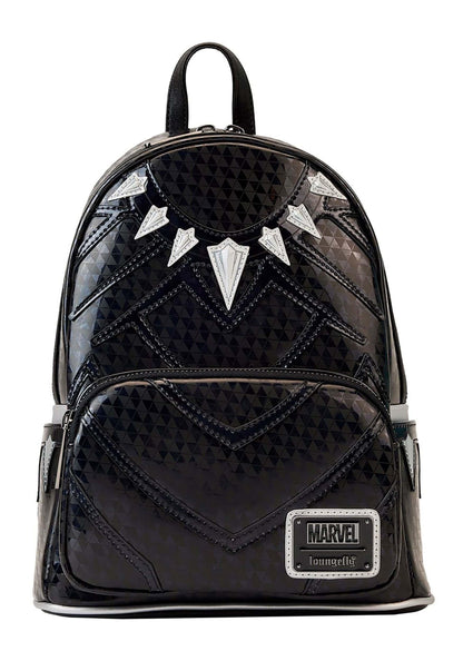 Loungefly Marvel Shine Black Panther Cosplay Mini Backpack Womens Double Strap Shoulder Bag Purse One Size