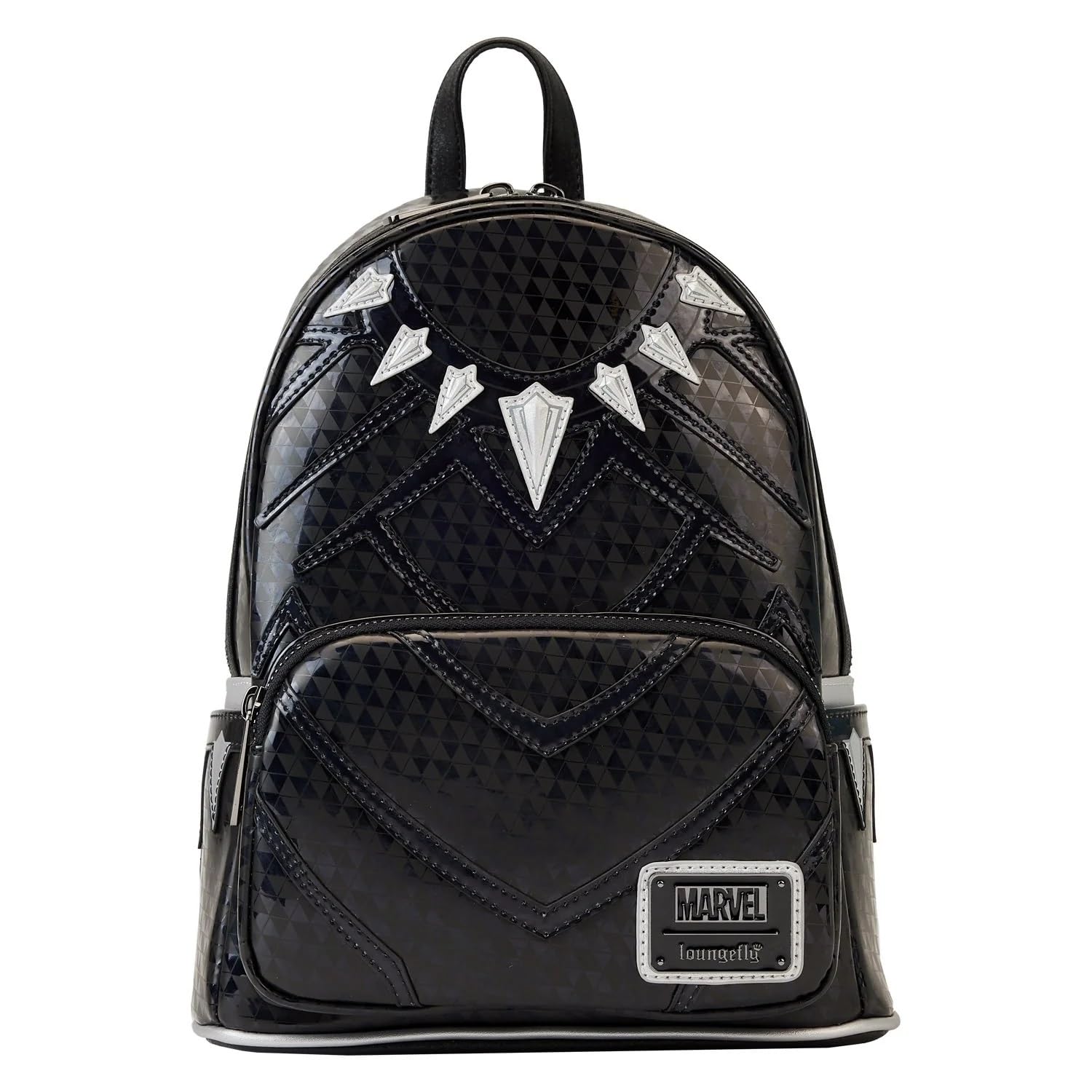 Loungefly Marvel Shine Black Panther Cosplay Mini Backpack Womens Double Strap Shoulder Bag Purse One Size