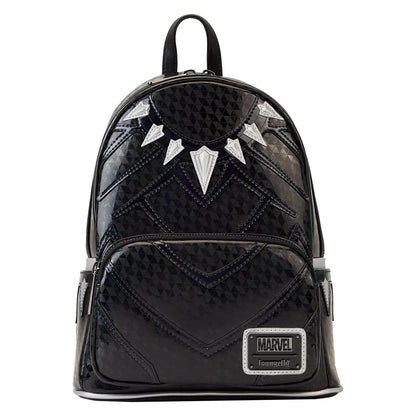Loungefly Marvel Shine Black Panther Cosplay Mini Backpack Womens Double Strap Shoulder Bag Purse One Size