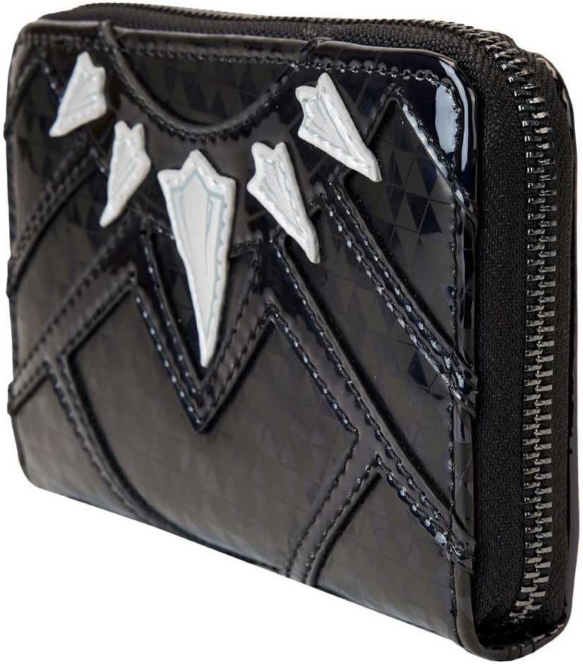 Loungefly Marvel Shine Black Panther Cosplay Zip-Around Wallet