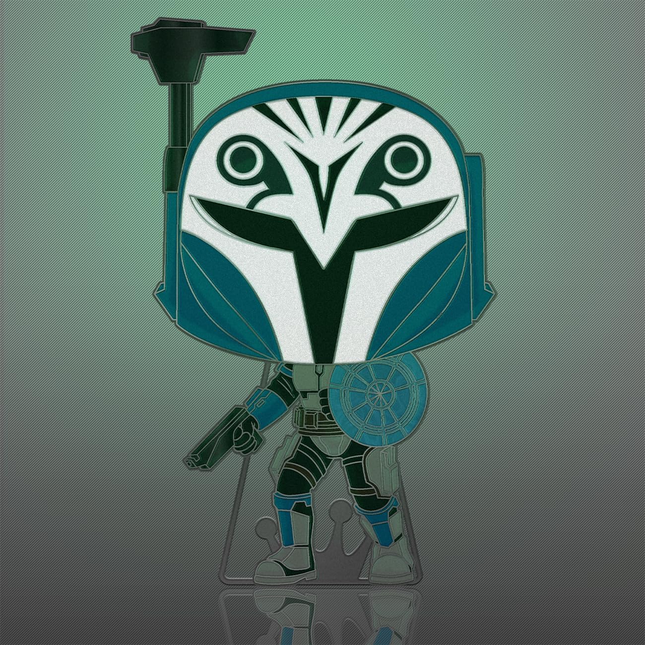 Loungefly Large Enamel Pin STAR WARS: CLONE WARS - BO-KATAN - Star Wars Enamel Pins - Cute Collectable Novelty Brooch - for Backpacks & Bags - Gift Idea - Official Merchandise - Movies Fans