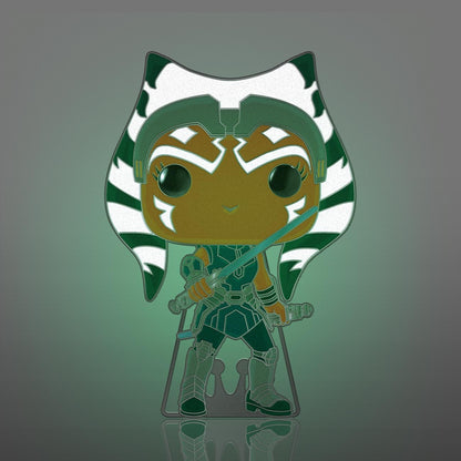 Loungefly Large Enamel Pin STAR WARS: CLONE WARS - Ahsoka Tano - AHSOKA - Star Wars Enamel Pins - Cute Collectable Novelty Brooch - for Backpacks & Bags - Gift Idea - Official Merchandise