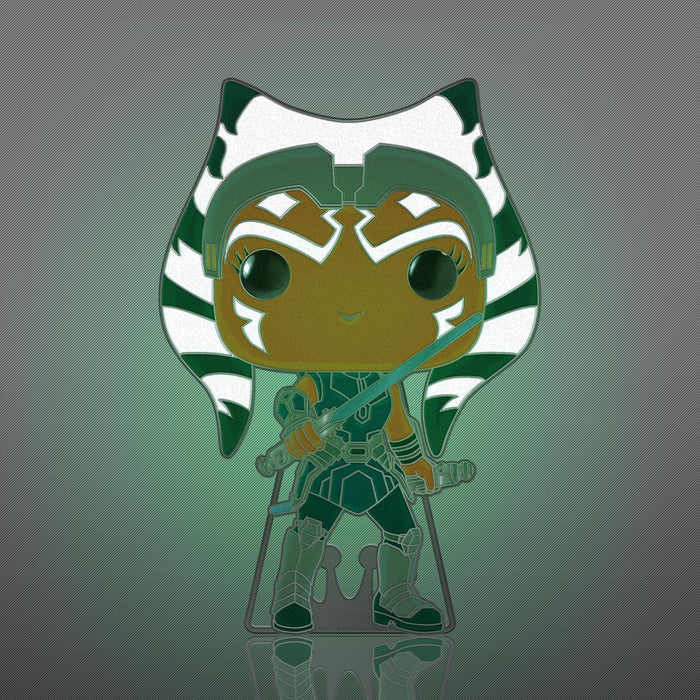 Loungefly Large Enamel Pin STAR WARS: CLONE WARS - Ahsoka Tano - AHSOKA - Star Wars Enamel Pins - Cute Collectable Novelty Brooch - for Backpacks & Bags - Gift Idea - Official Merchandise
