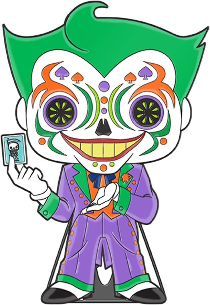 Funko Large Enamel Pin Dc Comics Dotd - Joker Beast - JOKER - DC Comics Enamel Pins - Cute Collectable Novelty Brooch - for Backpacks & Bags - Gift Idea - Official Merchandise