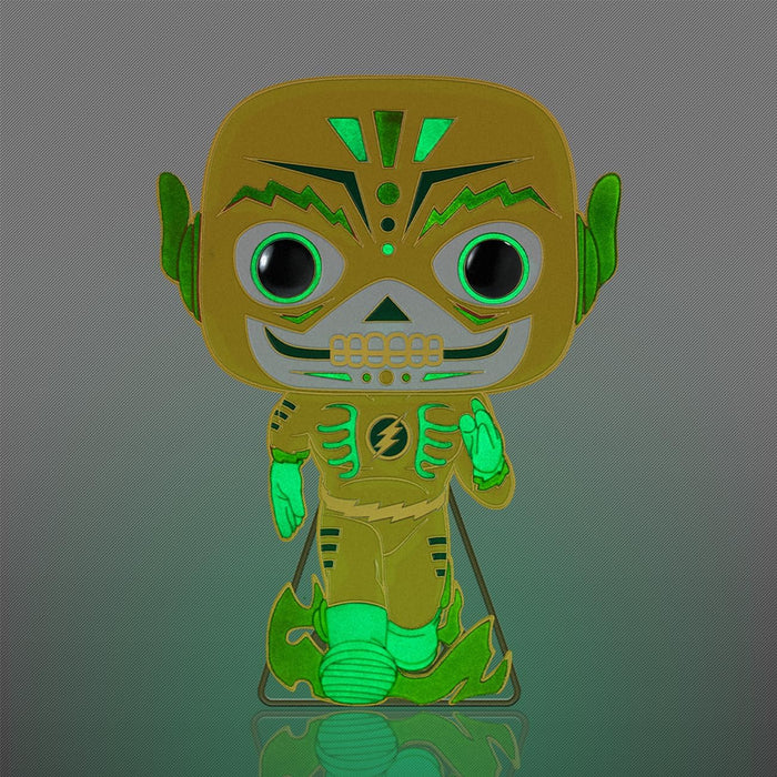 Loungefly Large Enamel Pin DC COMICS DOTD - Logo - FLASH GROUP - DC Comics Enamel Pins - Cute Collectable Novelty Brooch - for Backpacks & Bags - Gift Idea - Official Merchandise