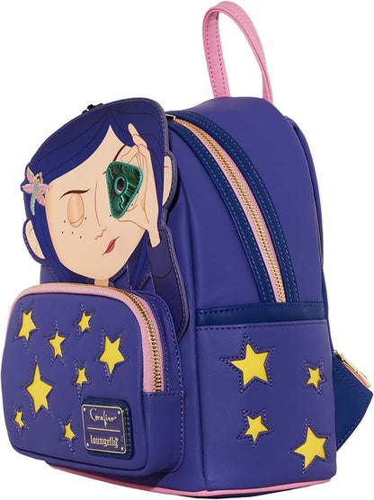 Loungefly Coraline Stars Double Strap Shoulder Bag One Size