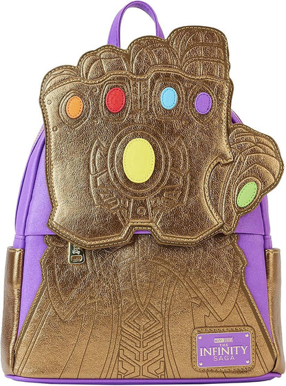 Marvel Metallic Thanos Gauntlet Double Strap Shoulder Bag One Size