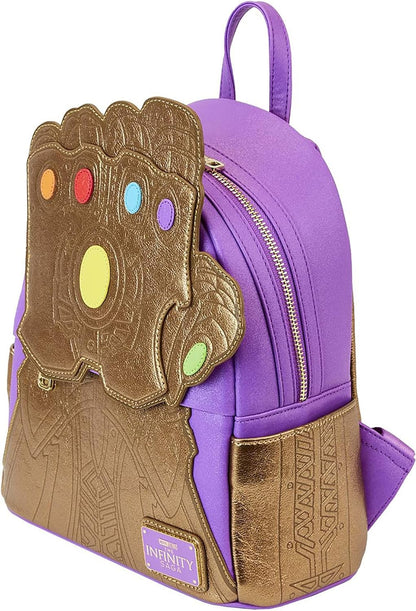 Marvel Metallic Thanos Gauntlet Double Strap Shoulder Bag One Size