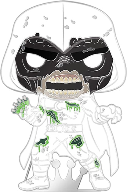 Loungefly Large Enamel Pin MARVEL: ZOMBIE MOON NIGHT - Moon Knight - Marvel Zombies Enamel Pins - Cute Collectable Novelty Brooch - for Backpacks & Bags - Gift Idea - Official Merchandise