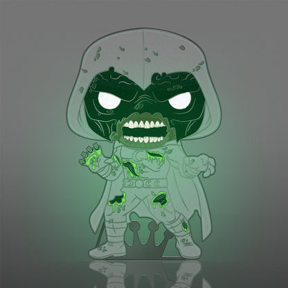 Loungefly Large Enamel Pin MARVEL: ZOMBIE MOON NIGHT - Moon Knight - Marvel Zombies Enamel Pins - Cute Collectable Novelty Brooch - for Backpacks & Bags - Gift Idea - Official Merchandise
