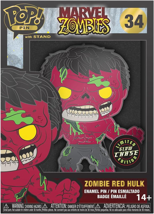 Loungefly GROUP POP! Large Enamel Pin MARVEL: ZOMBIE HULK - Hulk - Marvel Zombies Enamel Pins - Cute Collectable Novelty Brooch - for Backpacks & Bags - Gift Idea - Official Merchandise