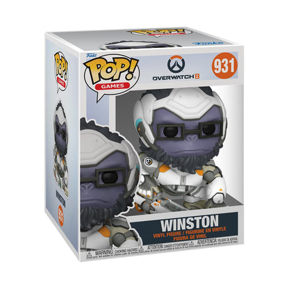 Funko POP! Super: OverWatch 2- Winston - Overwatch 2 - Collectable Vinyl Figure - Gift Idea - Official Merchandise - Toys for Kids & Adults - Video Games Fans - Model Figure for Collectors