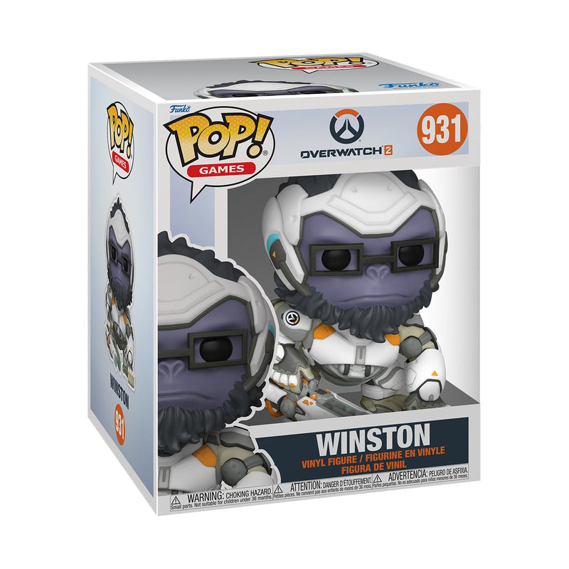 Funko POP! Super: OverWatch 2- Winston - Overwatch 2 - Collectable Vinyl Figure - Gift Idea - Official Merchandise - Toys for Kids & Adults - Video Games Fans - Model Figure for Collectors