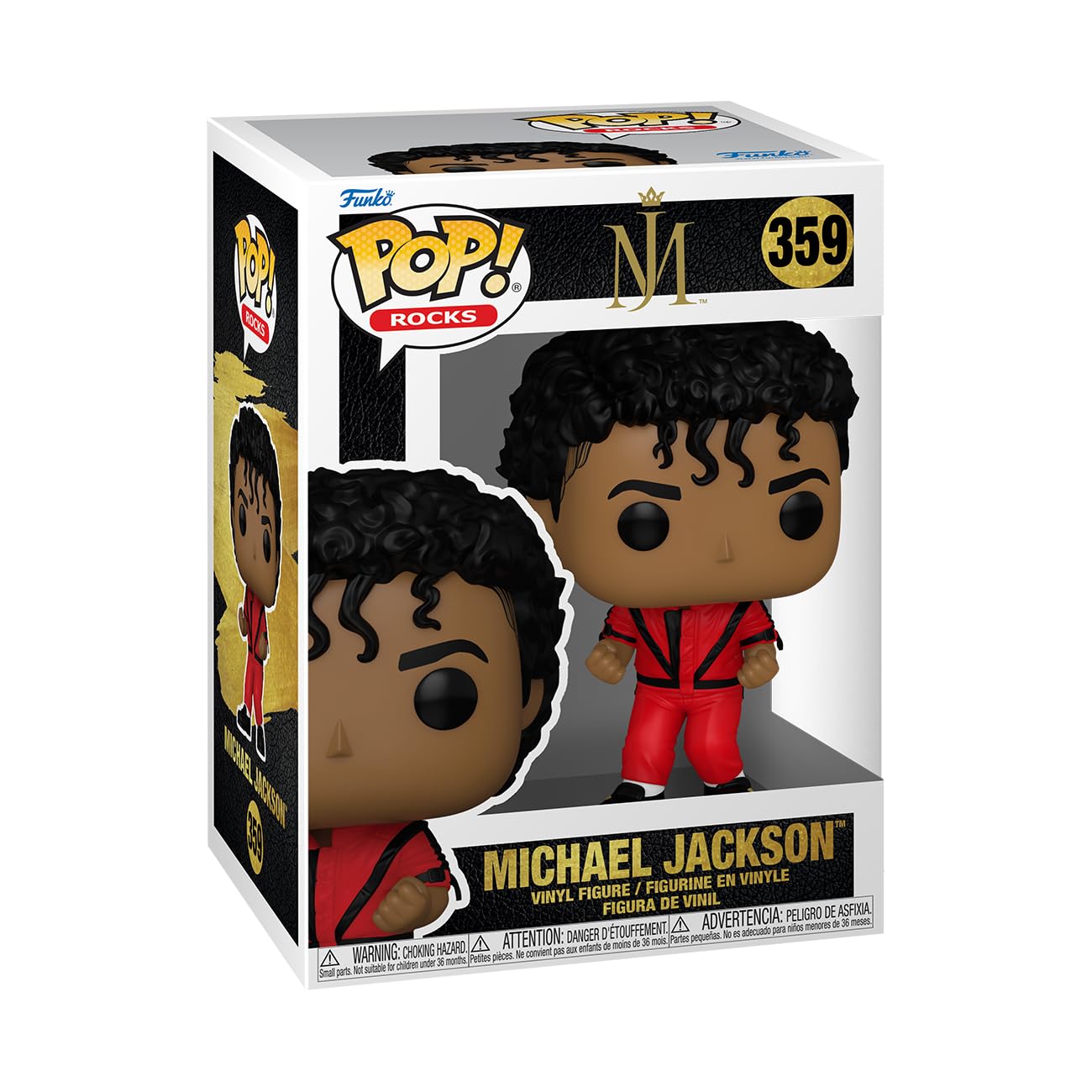 Funko POP! Rocks: Michael Jackson - (Thriller) - Collectable Vinyl Figure - Gift Idea - Official Merchandise - Toys for Kids & Adults - Music Fans - Model Figure for Collectors and Display