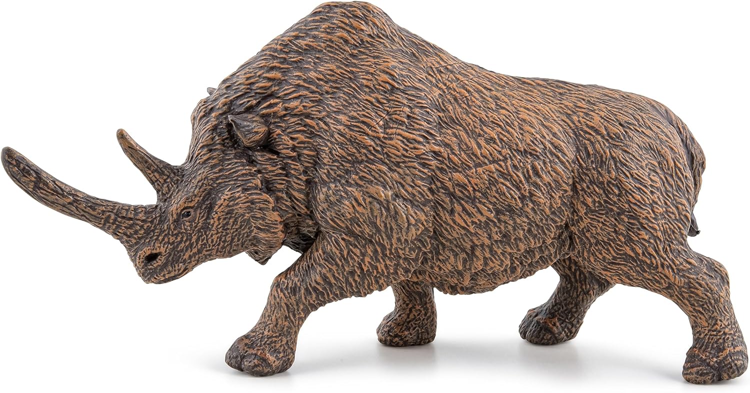 Papo "Woolly Rhinoceros Figure (Multi-Colour