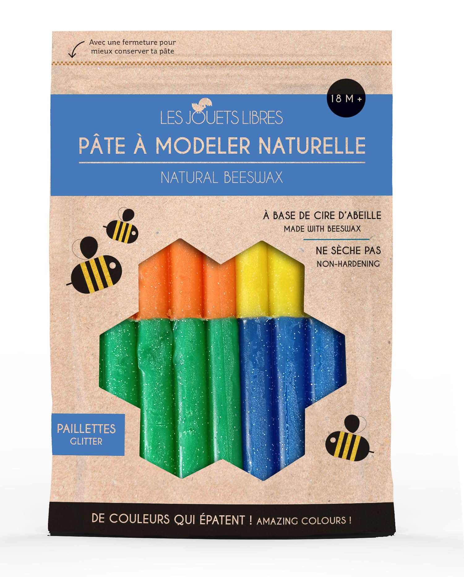 BEESWAX MODELLING CLAY GLITTER