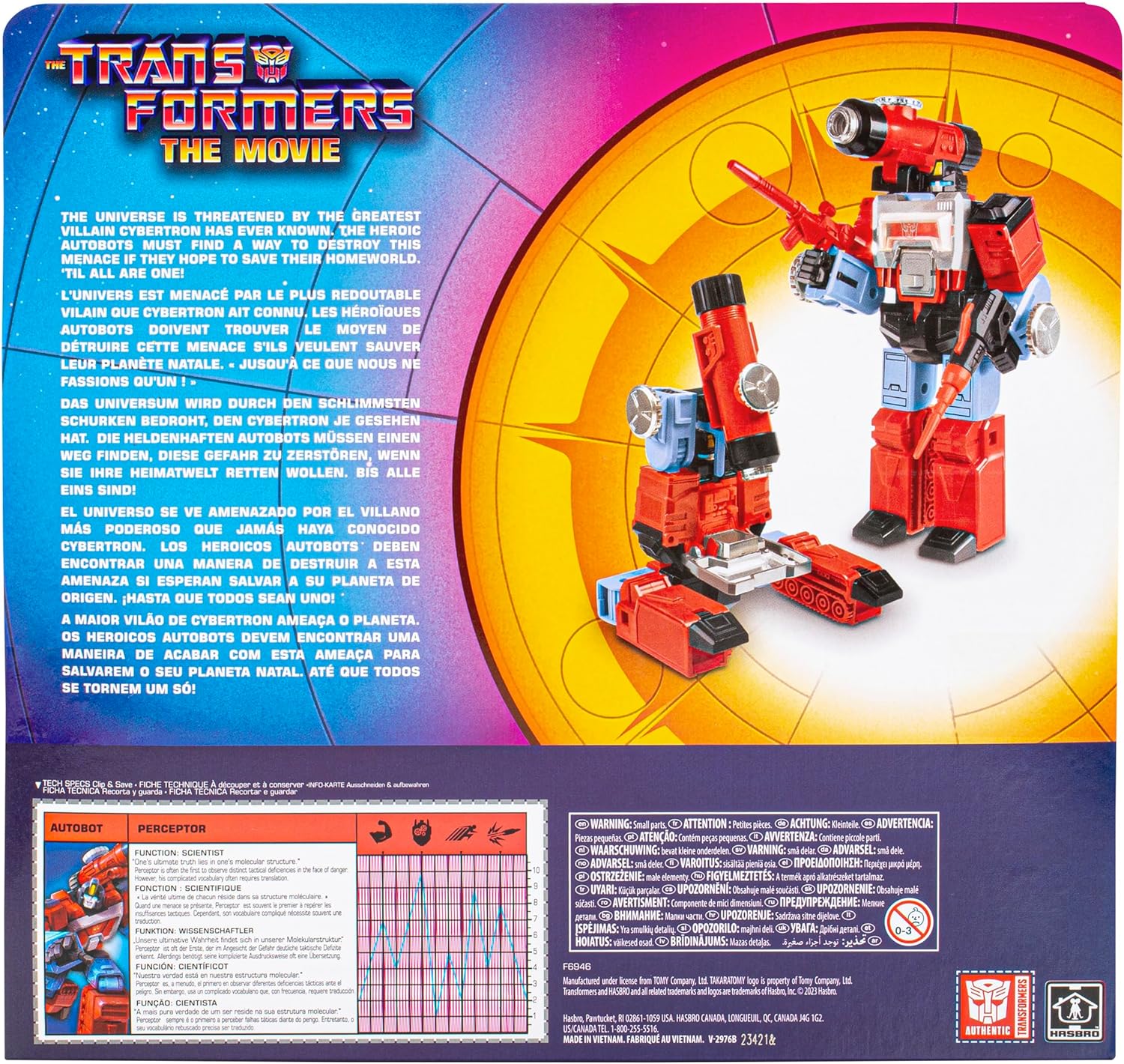 The Transformers: The Movie figurine Retro Perceptor 14 cm