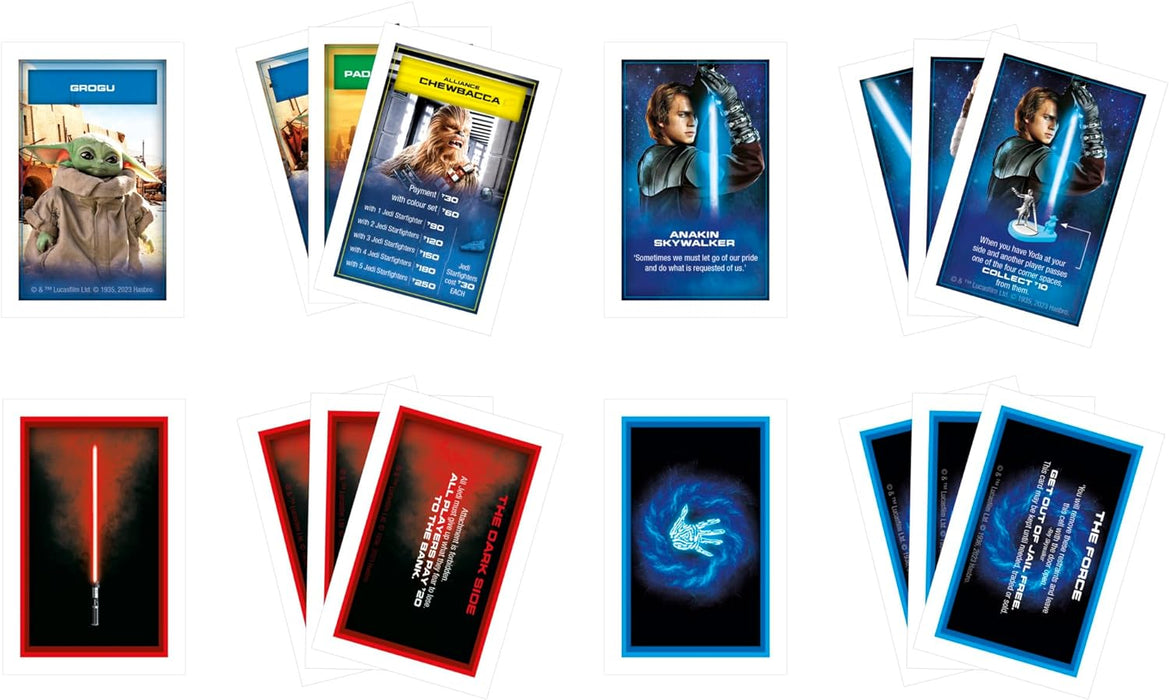 Monopoly: Star Wars Light Side Edition Board, Star Wars Jedi Game for 2-6 Players, Games for Children, Family Games