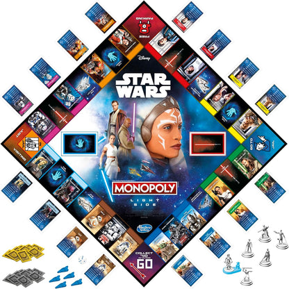 Monopoly: Star Wars Light Side Edition Board, Star Wars Jedi Game for 2-6 Players, Games for Children, Family Games